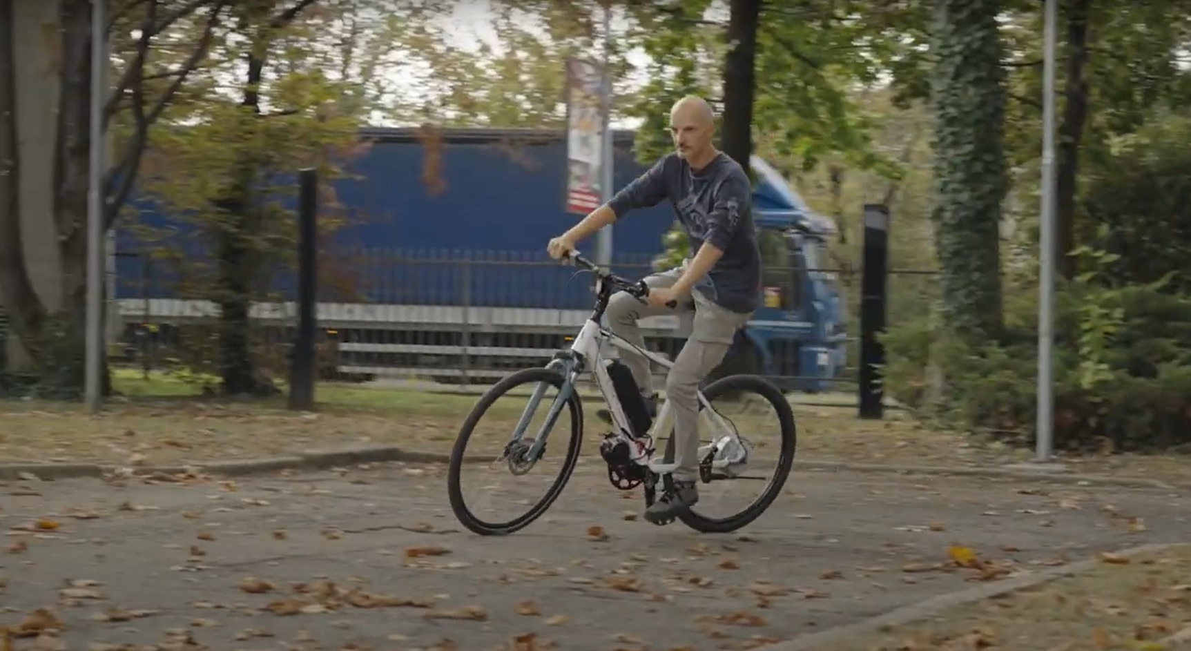 e-bike prototype in action